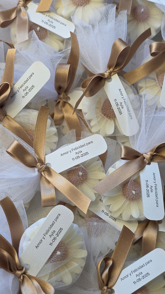 Velas aromáticas Margaritas personalizadas